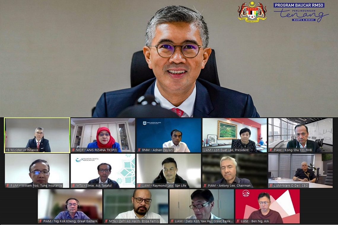 Sesi Konsultasi #Bajet2022 bersama Wakil-Wakil Industri Insurans dan Takaful